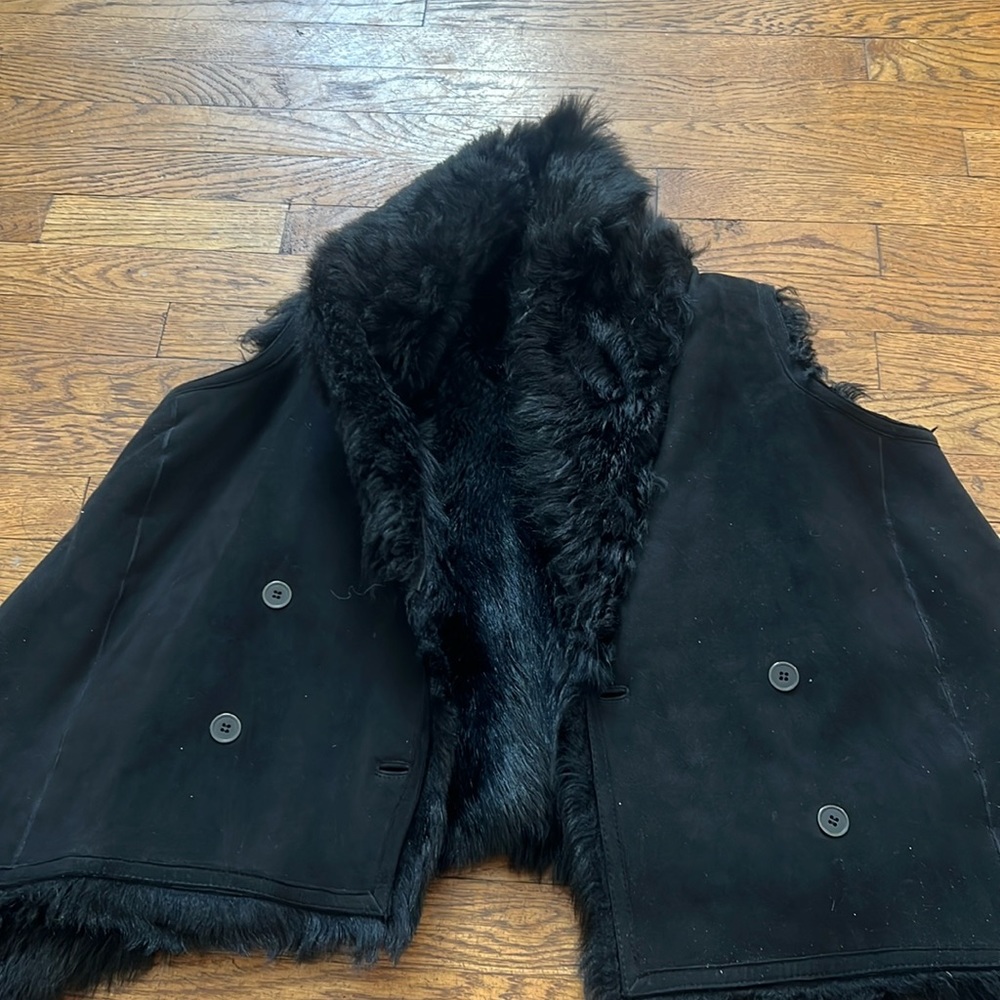 Alexander Wang a symmetrical shearling reversible vest!